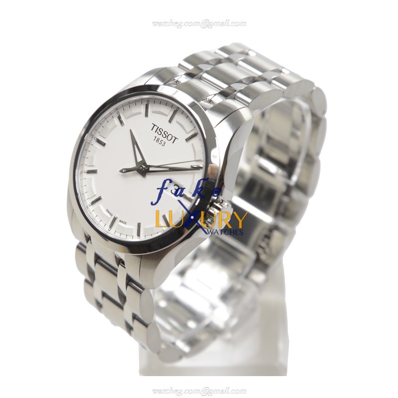 Tissot T035.410.11.031.00 T-Classic Replica Watch, Quartz, Silver Dial, 39mm Steel Case - Image 3