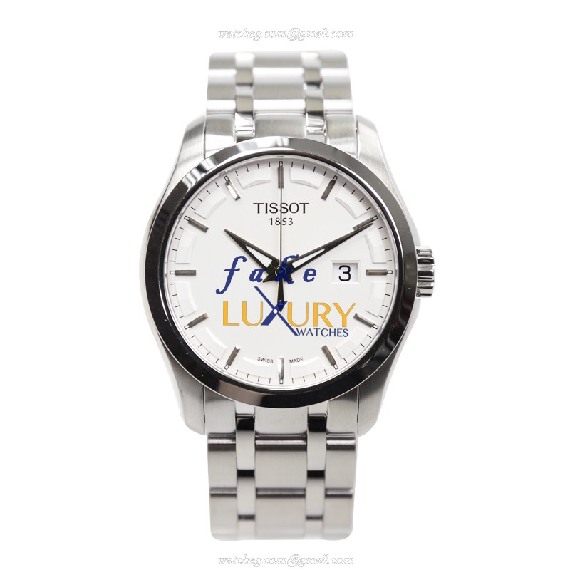 Tissot T035.410.11.031.00 T-Classic Replica Watch, Quartz, Silver Dial, 39mm Steel Case - Image 2