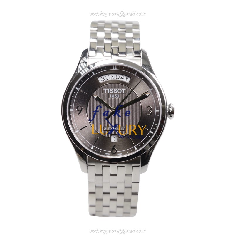 Tissot T-CLASSIC Automatic Replica Watch T038.430.11.067.00 Gray Dial Stainless Steel Bracelet - Image 2
