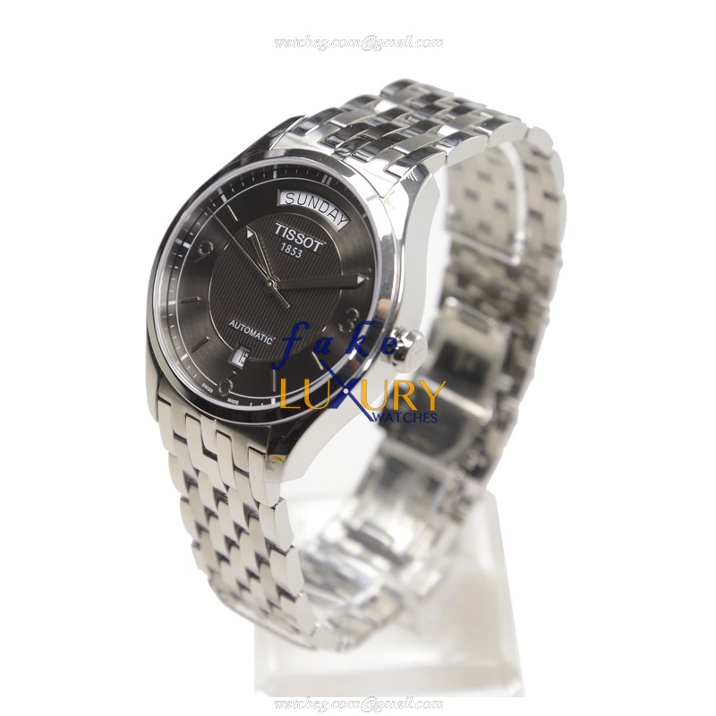 Tissot T-CLASSIC Automatic Replica Watch T038.430.11.067.00 Gray Dial Stainless Steel Bracelet - Image 3