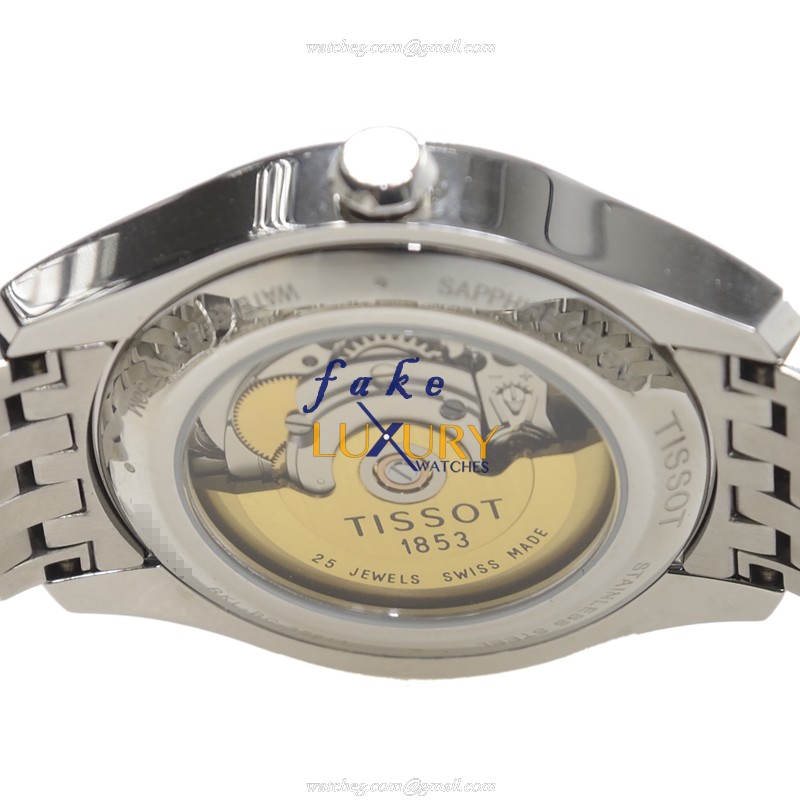 Tissot T-CLASSIC Automatic Replica Watch T038.430.11.067.00 Gray Dial Stainless Steel Bracelet - Image 4