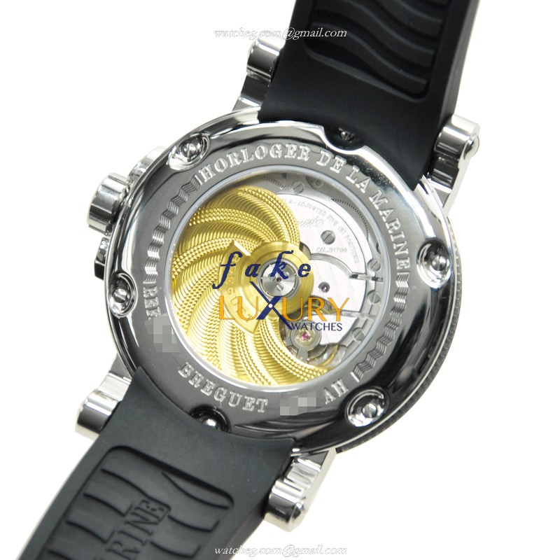 Breguet 5817ST/12/5V8 MARINE Replica Watch, Automatic Movement, Silver Dial, Steel Case - Image 3