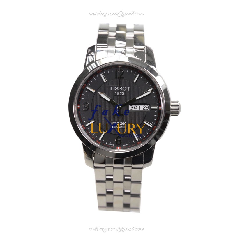 T014.430.11.057.00 - Tissot T-SPORT Automatic Replica Watch - Stainless Steel Black Dial - Image 2