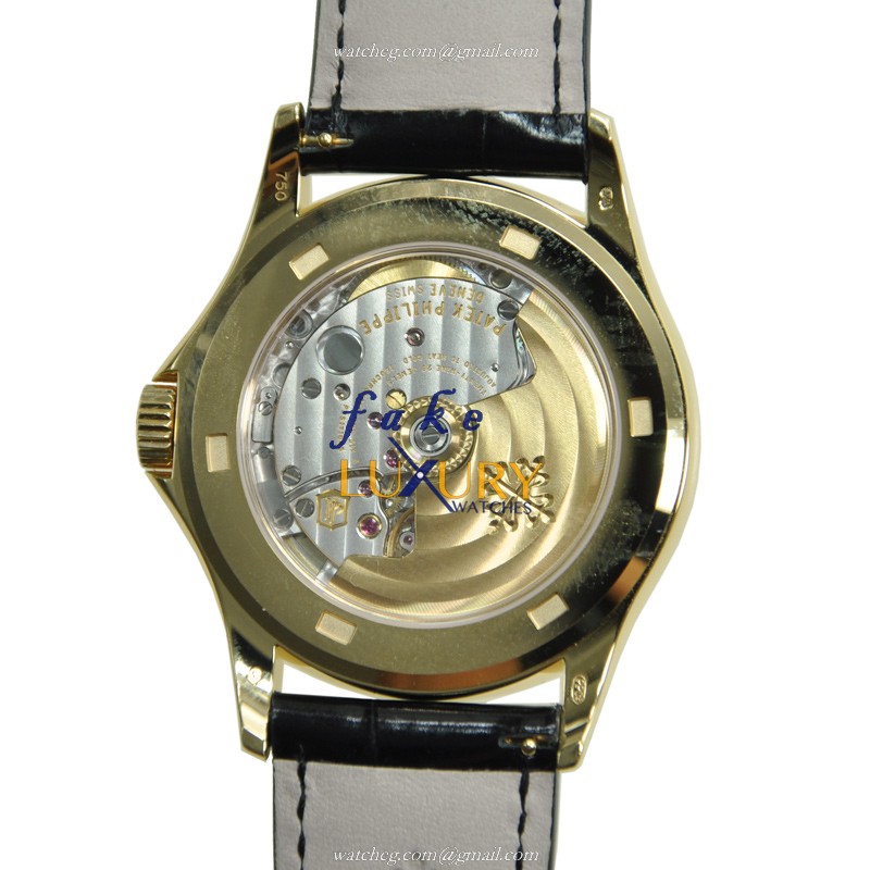 5127J-001 - Patek Philippe Calatrava Replica Watch - Automatic - 18kt Yellow Gold - Silver Dial - Image 4