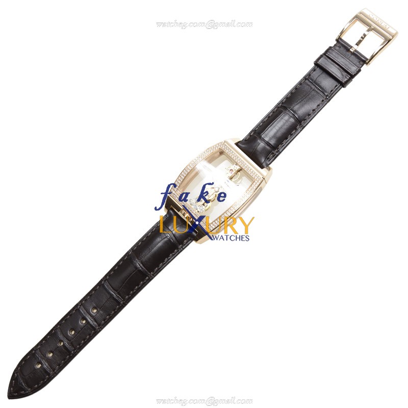 Corum 113.161.85-0002 0000 BRIDGE Rose Gold Manual Wind | 34mm | Transparent Skull Dial | Replica - Image 2
