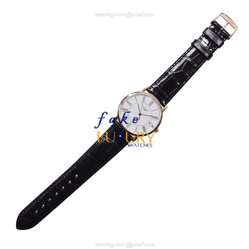 Longines L4.778.8.11.0 Presence Replica Watch With Automatic Movement White Dial 18kt Rose Gold - Image 2