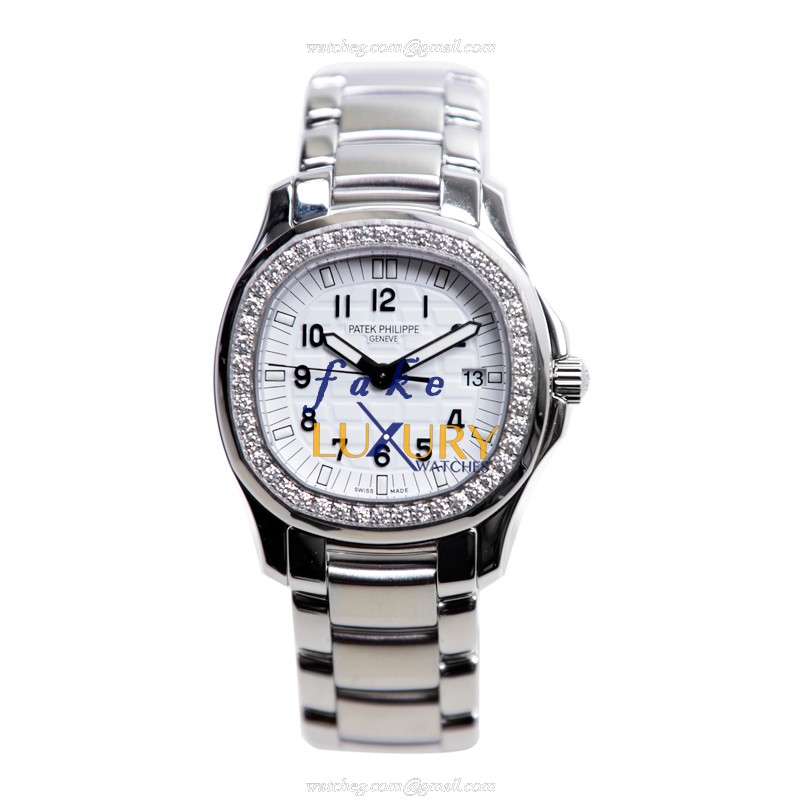 Patek Philippe 5087-1A-010 Replica Watch, White Dial, Stainless Steel & Diamonds Case, Quartz - Image 3