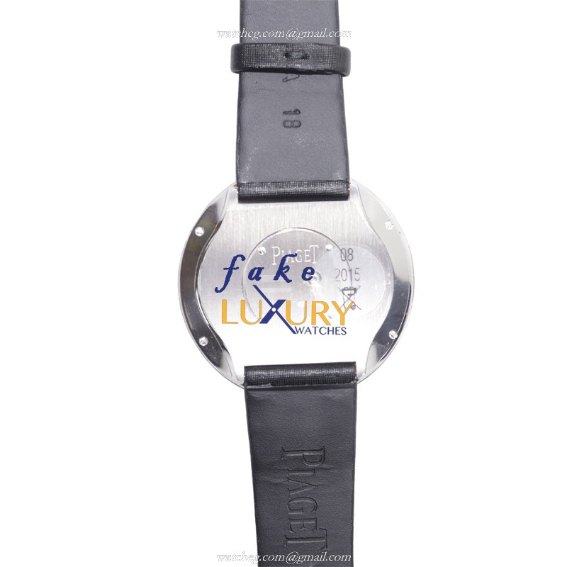 Piaget G0A36156 Limelight Replica Watch Quartz 18kt White Gold Diamond Silver Dial - Image 3