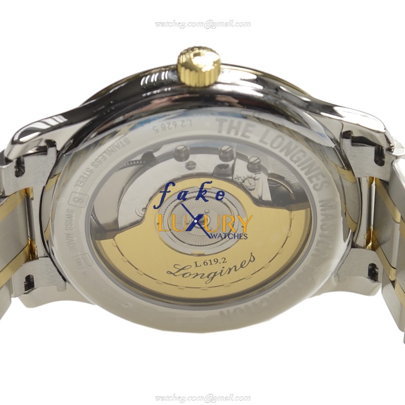 Longines L2.628.5.78.7 AUTO 18kt Gold & Steel Case Replica Watch - Image 4