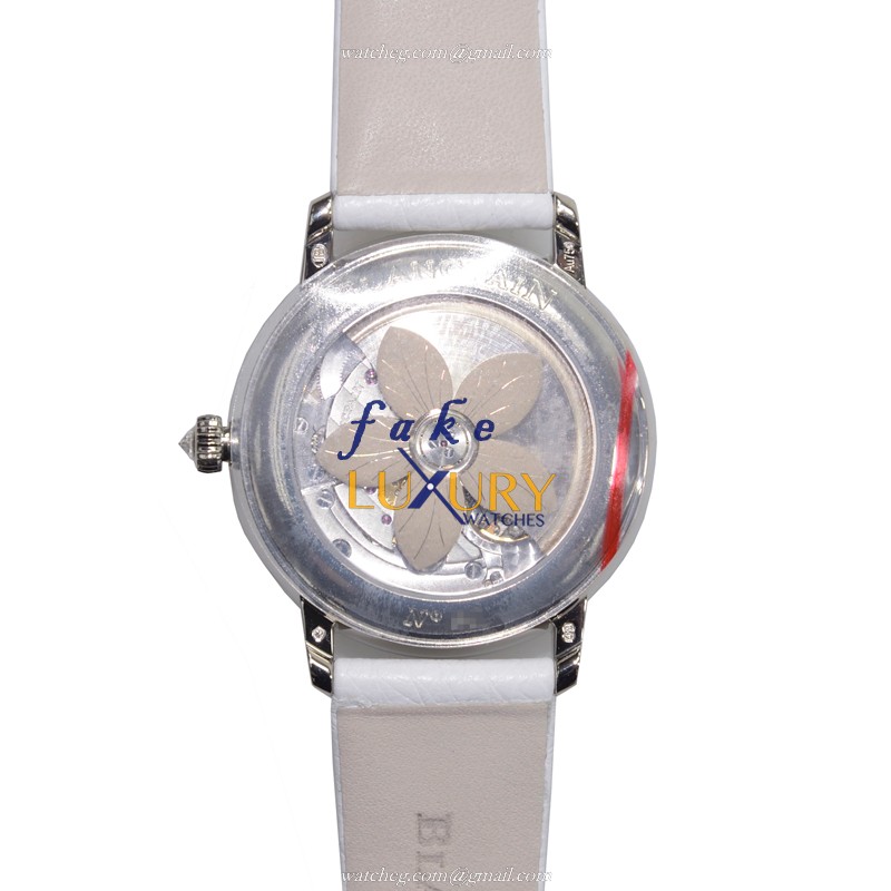 3653-1954-58B - Blancpain Replica Watch Automatic 18kt White Gold Diamond Light Blue Dial - Image 3