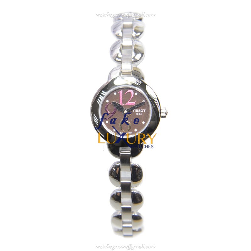 Tissot T01.1.185.62 Replica Watch Brown Dial Quartz Movement Stainless Steel Bracelet 20.8mm - Image 2