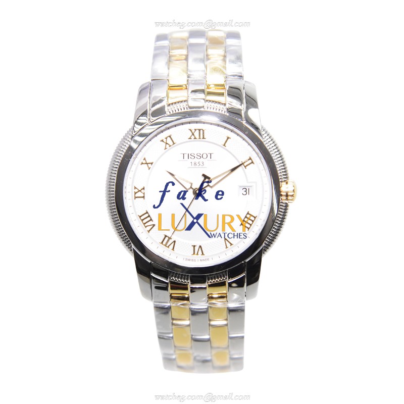 Tissot T031.410.22.033.00 T-Classic Quartz White Dial Silver Stainless Steel Replica Watch - Image 2