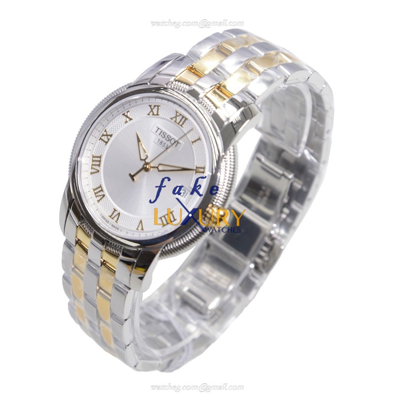 Tissot T031.410.22.033.00 T-Classic Quartz White Dial Silver Stainless Steel Replica Watch - Image 3
