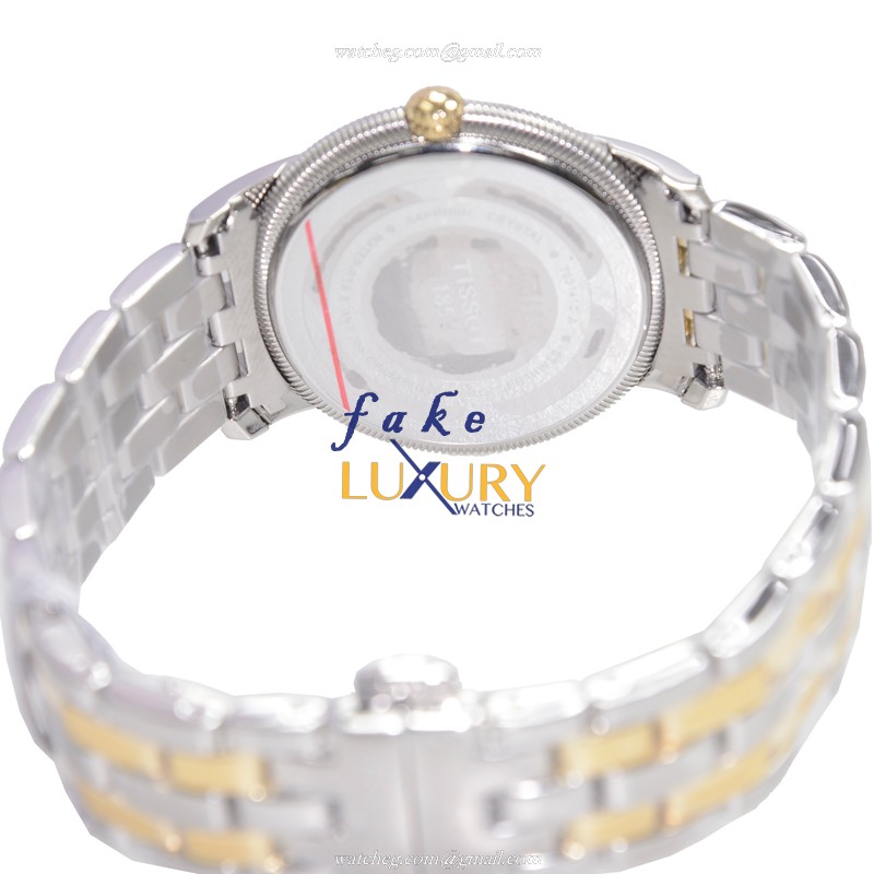 Tissot T031.410.22.033.00 T-Classic Quartz White Dial Silver Stainless Steel Replica Watch - Image 4