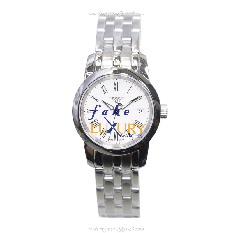 Tissot T033.210.11.013.00 T-Classic Quartz Stainless Steel Silver Dial Replica Watch - Image 2