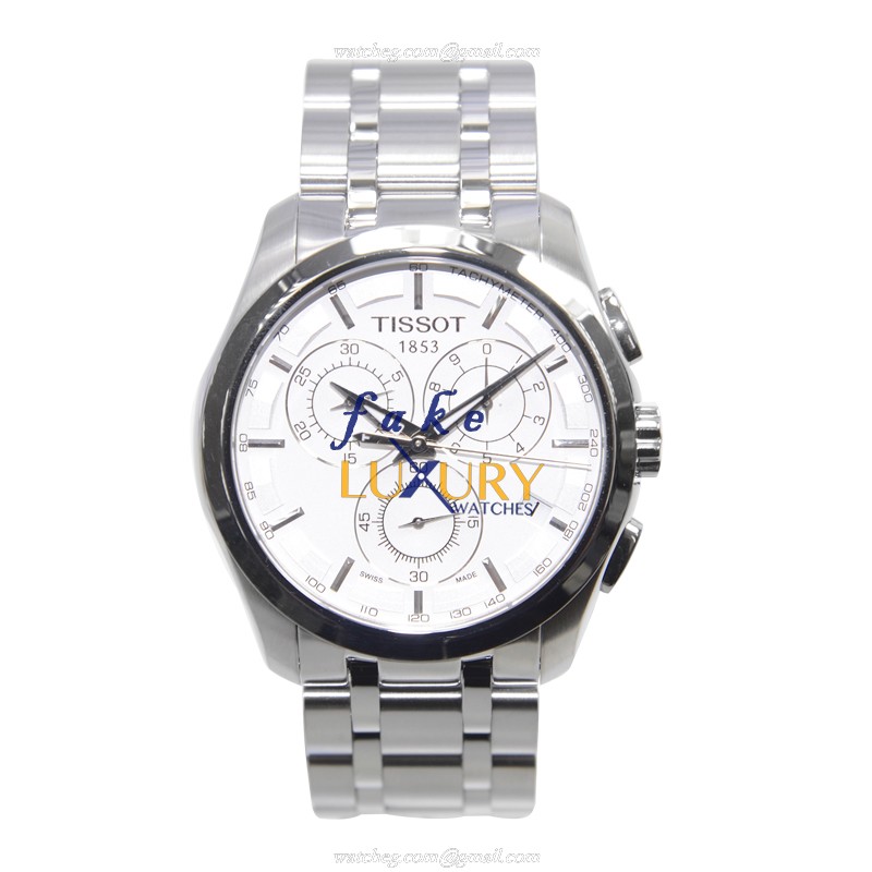 Tissot T035.617.11.031.00 Replica Watch, T-Classic Quartz, Silver Dial, Stainless Steel, 41mm - Image 2