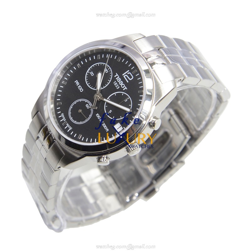 Tissot T-CLASSIC T049.417.11.057.00 Quartz Stainless Steel Black Dial Replica Watch - Image 3