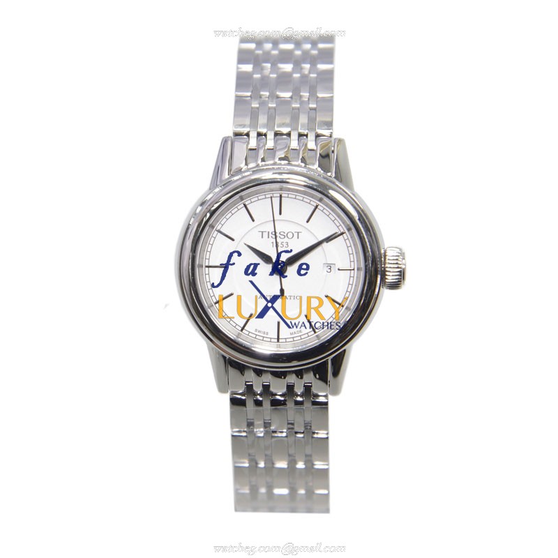 Tissot T085.207.11.011.00 T-Classic White Dial Silver Bracelet Automatic Steel Replica Watch - Image 2