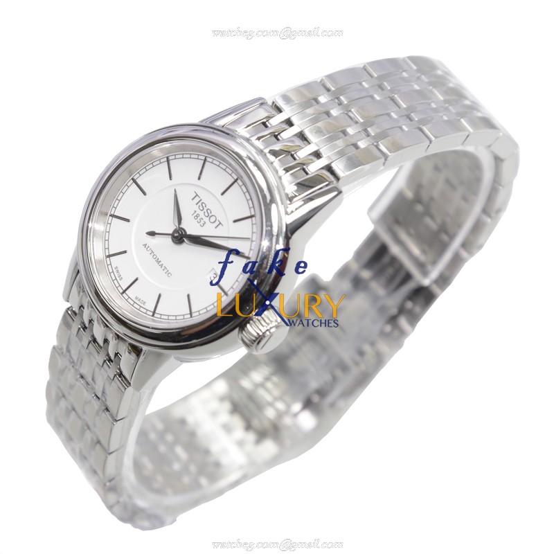 Tissot T085.207.11.011.00 T-Classic White Dial Silver Bracelet Automatic Steel Replica Watch - Image 3