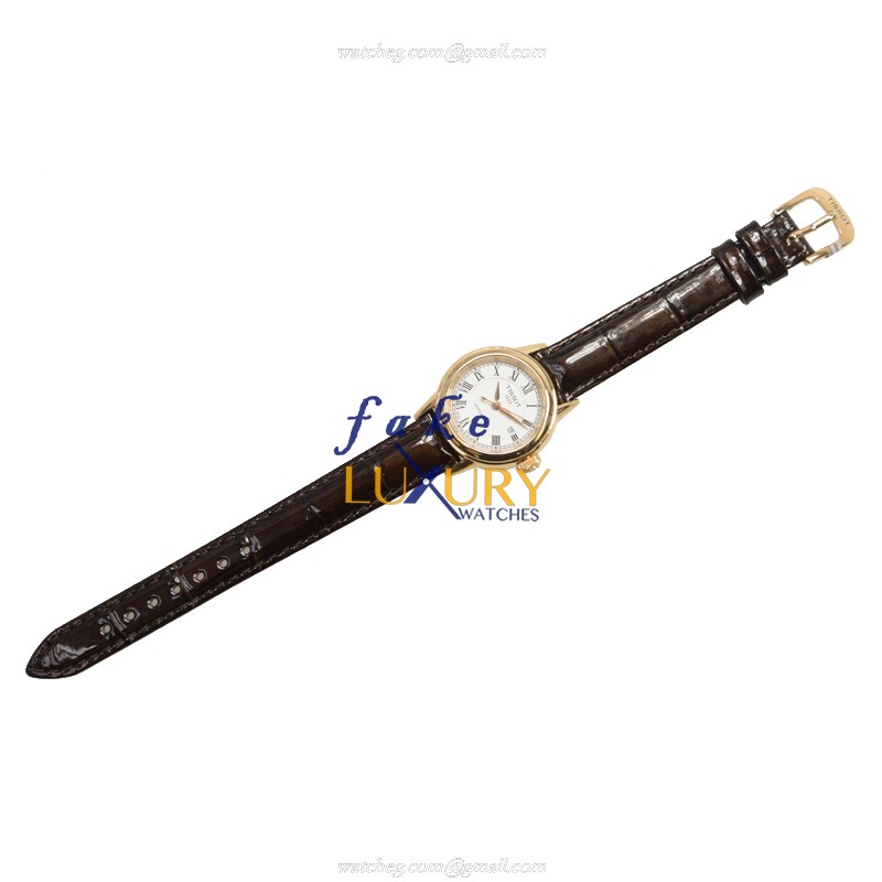 Tissot T-CLASSIC T085.207.36.013.00 Replica Watch, Automatic Movement, White Dial, Brown Leather - Image 2