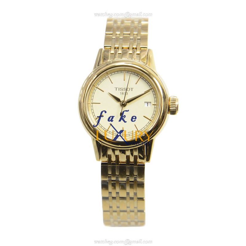 Tissot T-CLASSIC T085.210.33.021.00 Quartz Gold Dial Stainless Steel Replica Watch - Image 2