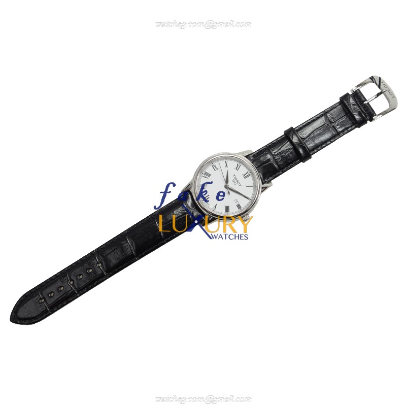 T085.410.16.013.00 - Tissot T-TREND Replica Watch Quartz Silver Dial Black Leather - Image 2