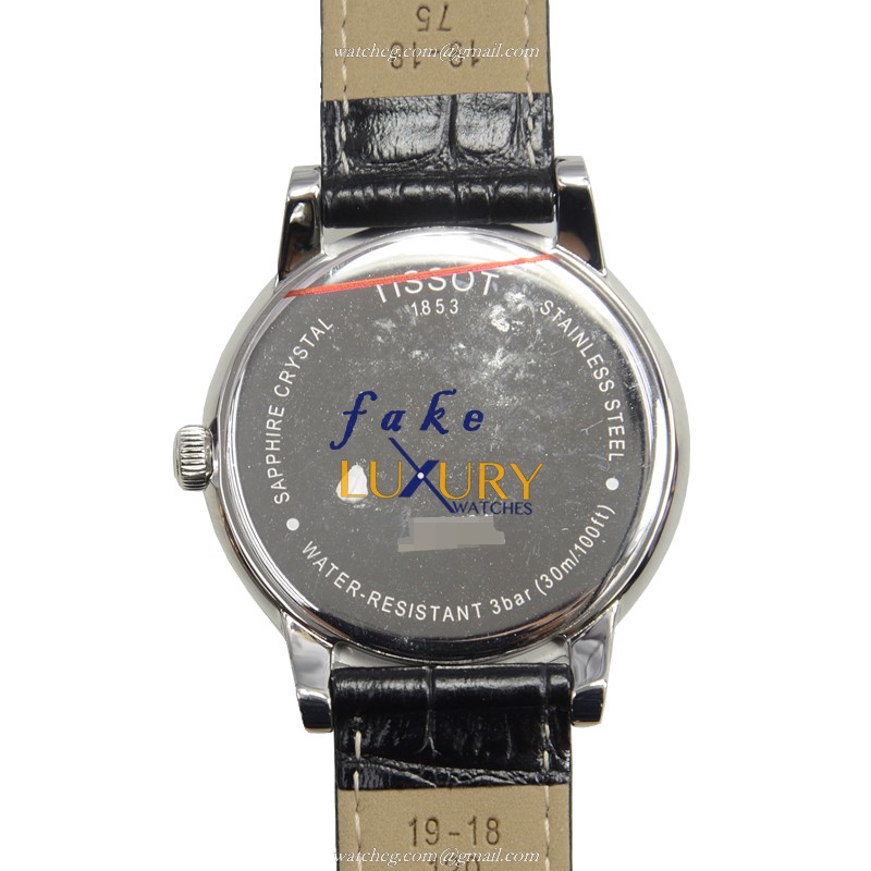 T085.410.16.013.00 - Tissot T-TREND Replica Watch Quartz Silver Dial Black Leather - Image 3