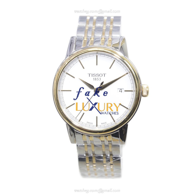 Tissot T-CLASSIC Replica Watch T085.410.22.011.00, Quartz Movement, White Dial, Stainless Steel - Image 2
