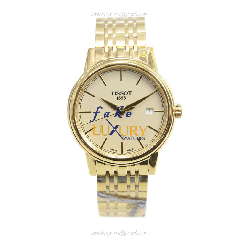 Tissot T085.410.33.021.00 - Replica Watch - Gold Dial - Quartz - Stainless Steel Bracelet - Image 2