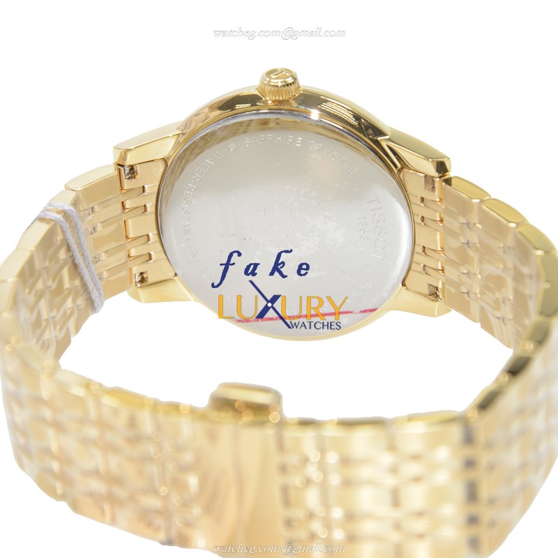 Tissot T085.410.33.021.00 - Replica Watch - Gold Dial - Quartz - Stainless Steel Bracelet - Image 4