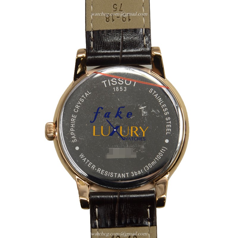 Tissot T-CLASSIC T085.410.36.012.00 - Replica Watch - Quartz - White Dial - Steel Case - Brown - Image 3