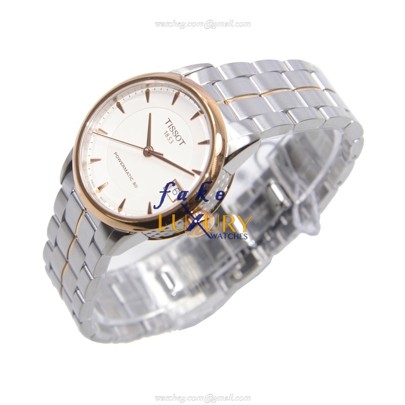Tissot T-CLASSIC T086.207.22.261.01 Automatic White Dial Stainless Steel Replica Watch - Image 3