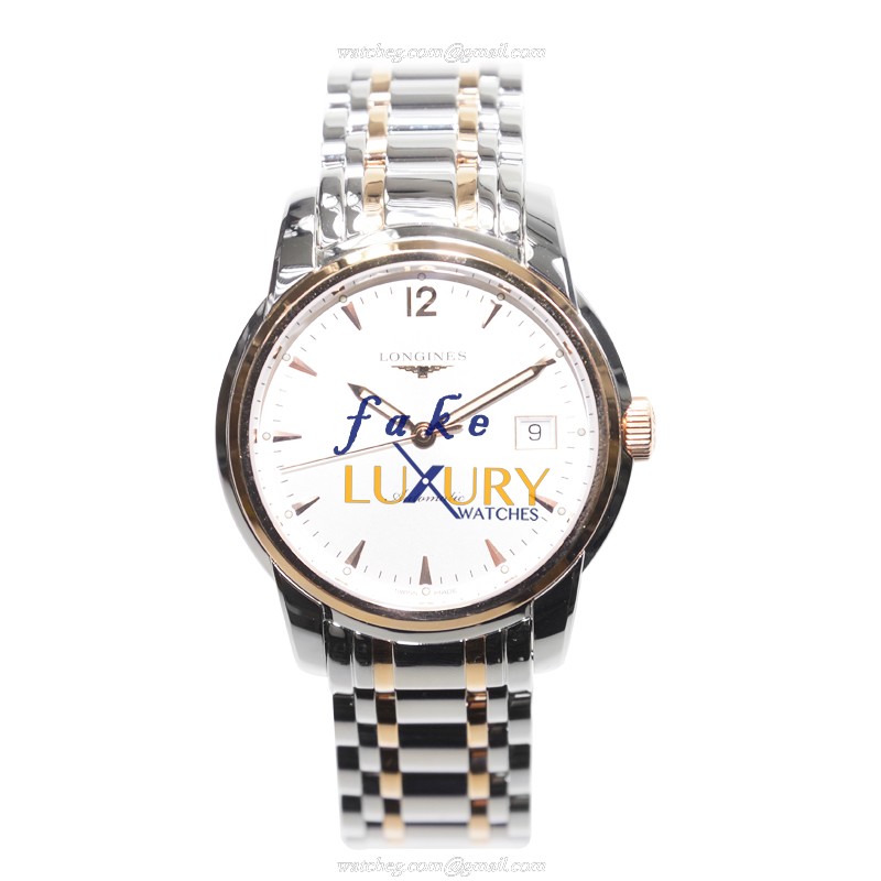 Longines L2.763.5.72.7 SAINT IMIER Automatic 18kt Rose Gold & Steel Replica Watch - Automatic - Image 2