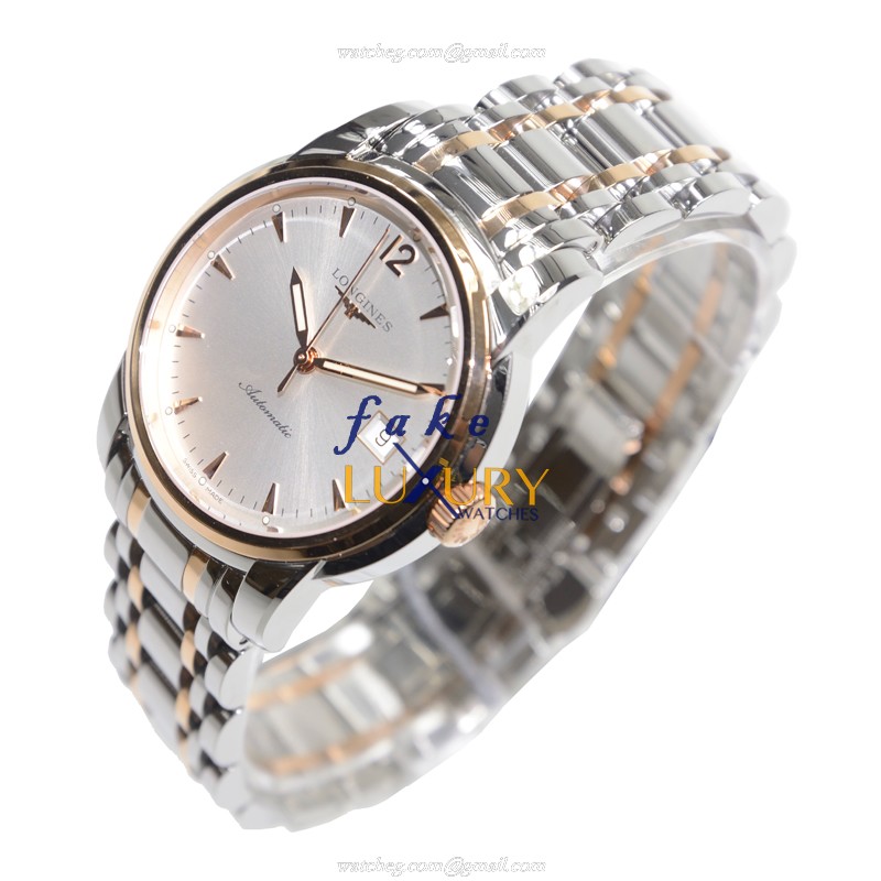 Longines L2.763.5.72.7 SAINT IMIER Automatic 18kt Rose Gold & Steel Replica Watch - Automatic - Image 3