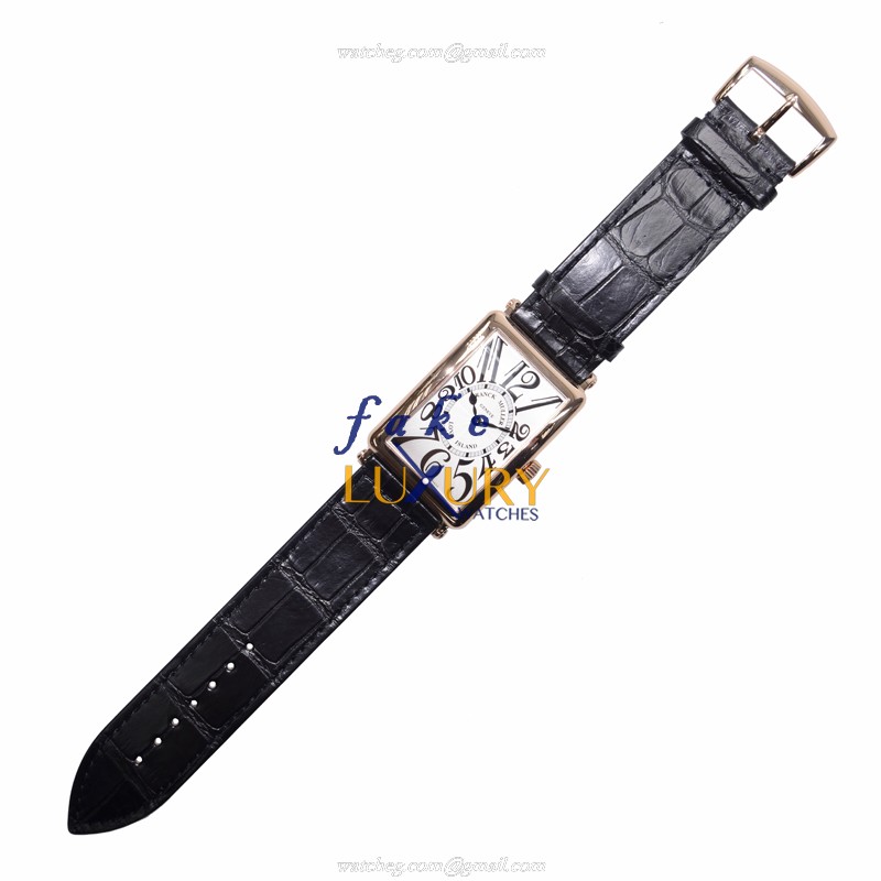 Franck Muller 1002 QZ 5N LONG ISLAND Quartz 18kt Rose Gold - Replica Watch - 15202ST.OO.1240ST.01 - Image 2