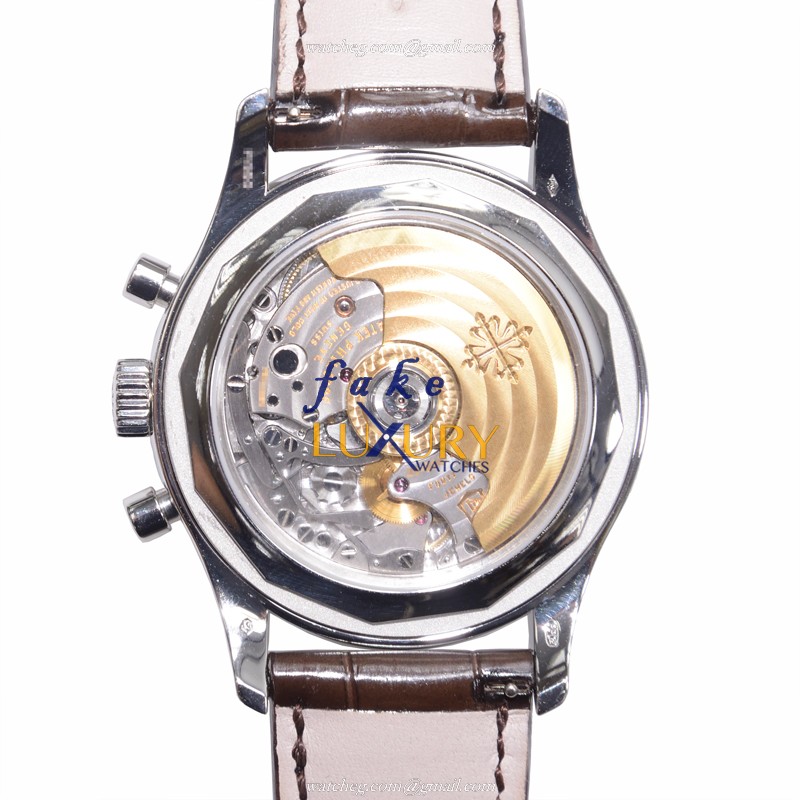 Patek Philippe 5960P-001 COMPLICATIONS Automatic 18kt White Gold Dark Grey Dial Replica Watch - Image 3