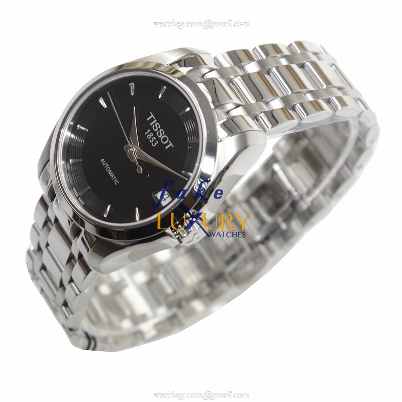 Tissot T035.207.11.051.00 T-Classic Automatic Stainless Steel Black Dial Replica Watch - Image 3