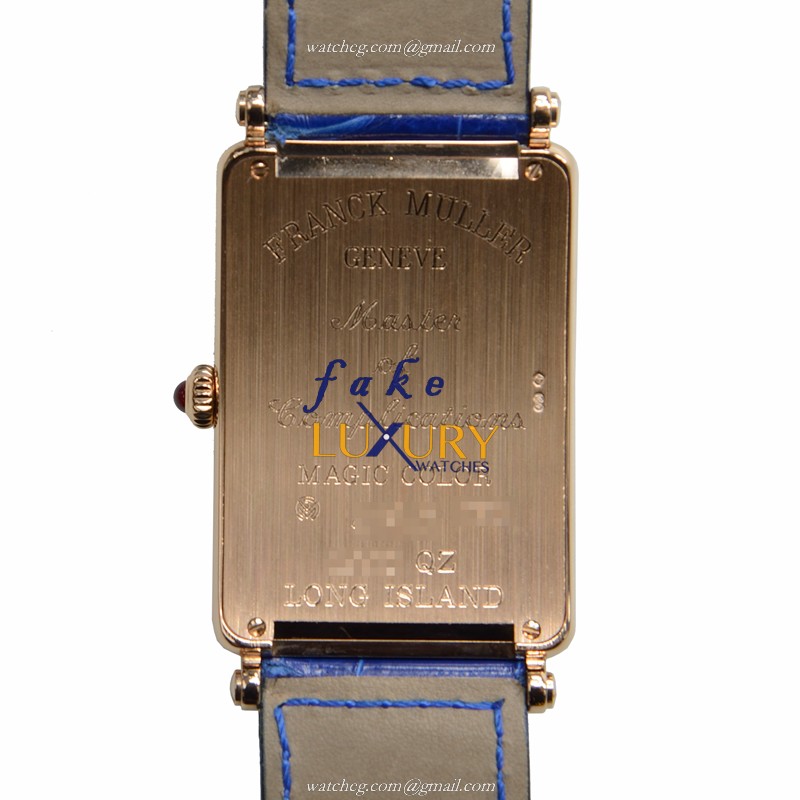 Franck Muller 1002 QZ MAG COL 5N LONG ISLAND Quartz 18kt Rose Gold Replica Watch, Model - Image 3