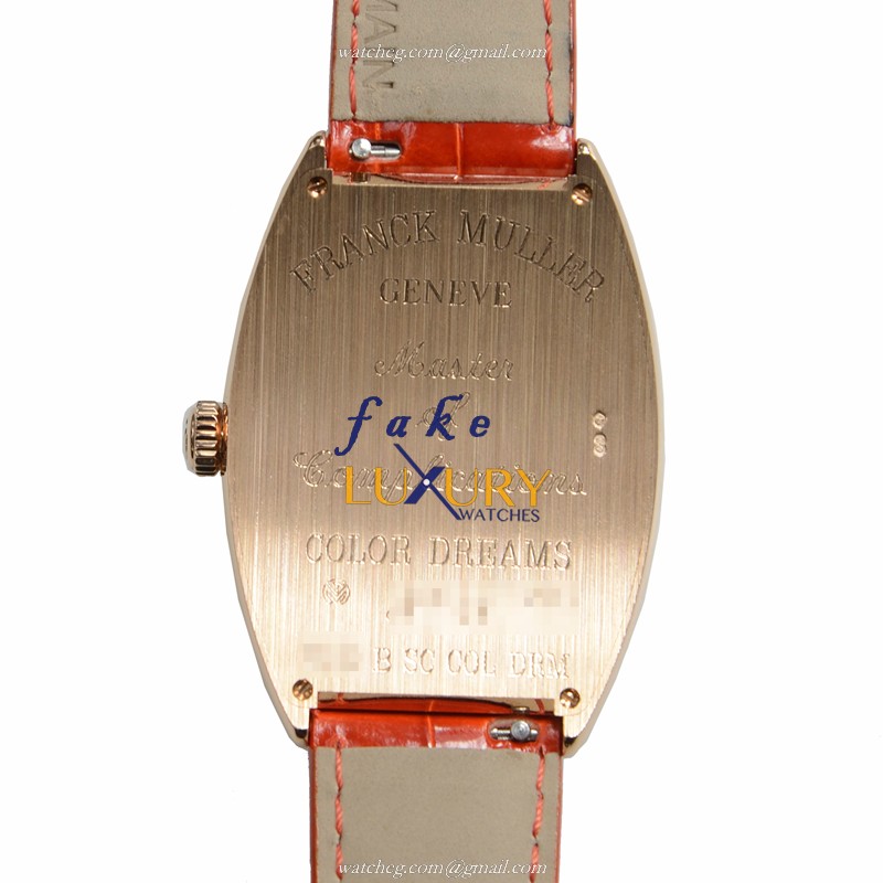 Franck Muller 6850 B SC COL DRM 5N Replica Watch, Automatic Movement, Silver Dial, Rose Gold Case - Image 3