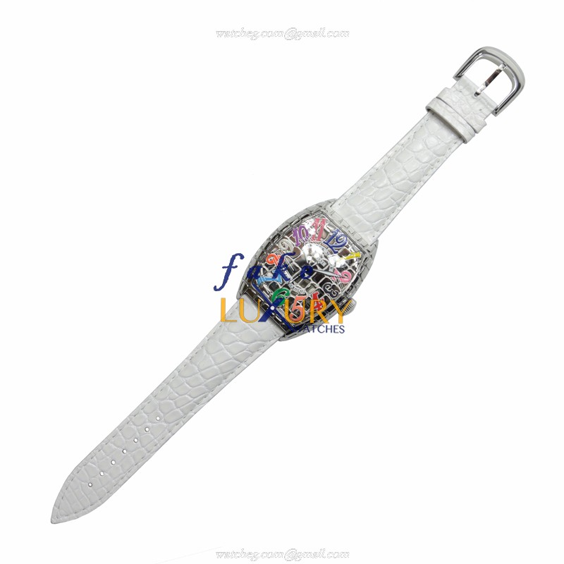 Franck Muller 8880 SC IRON CRO COL DRM AC Replica Watch, Automatic, Silver Dial, Steel Case, White - Image 2