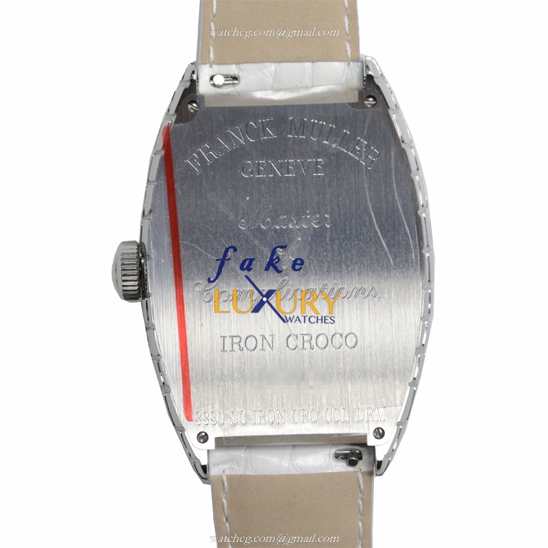 Franck Muller 8880 SC IRON CRO COL DRM AC Replica Watch, Automatic, Silver Dial, Steel Case, White - Image 3