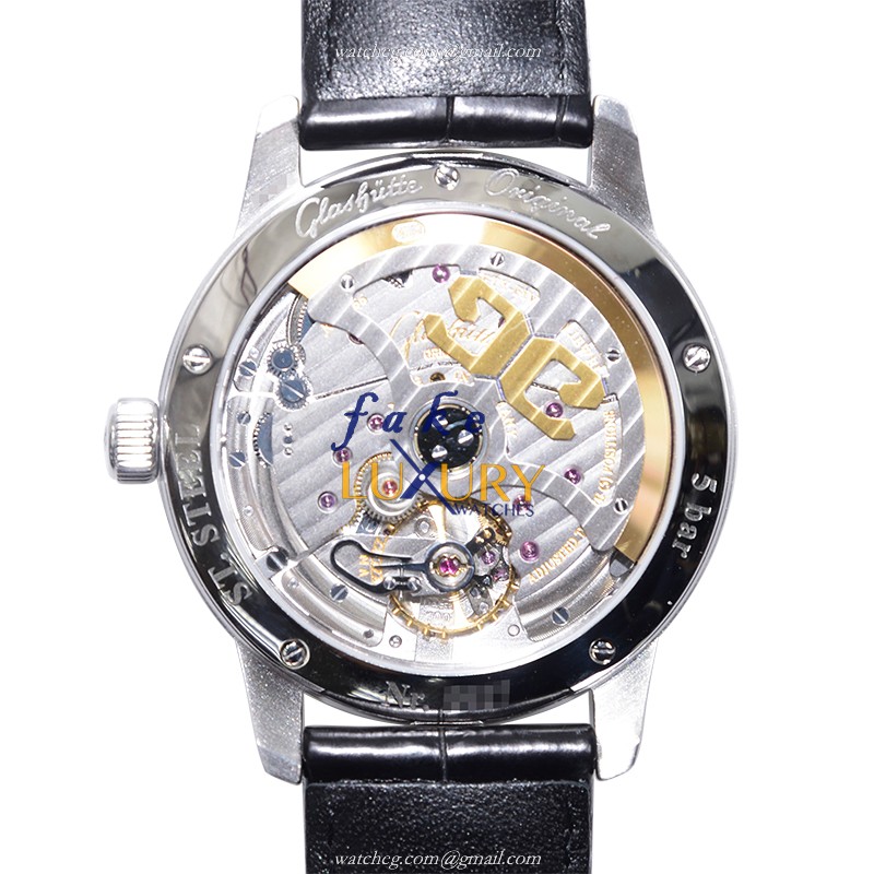 Glashutte 100-04-32-12-04 Senator Panorama Date Replica Watch, Automatic Movement, Silver Dial - Image 3