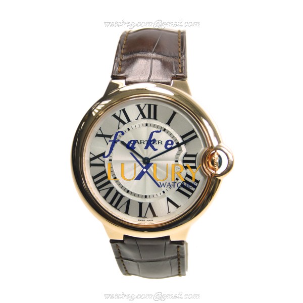 Cartier W6920054 BALLON BLEU Manual Wind 18kt Rose Gold Replica Watch - Ceramic Bezel - Swiss - Image 2