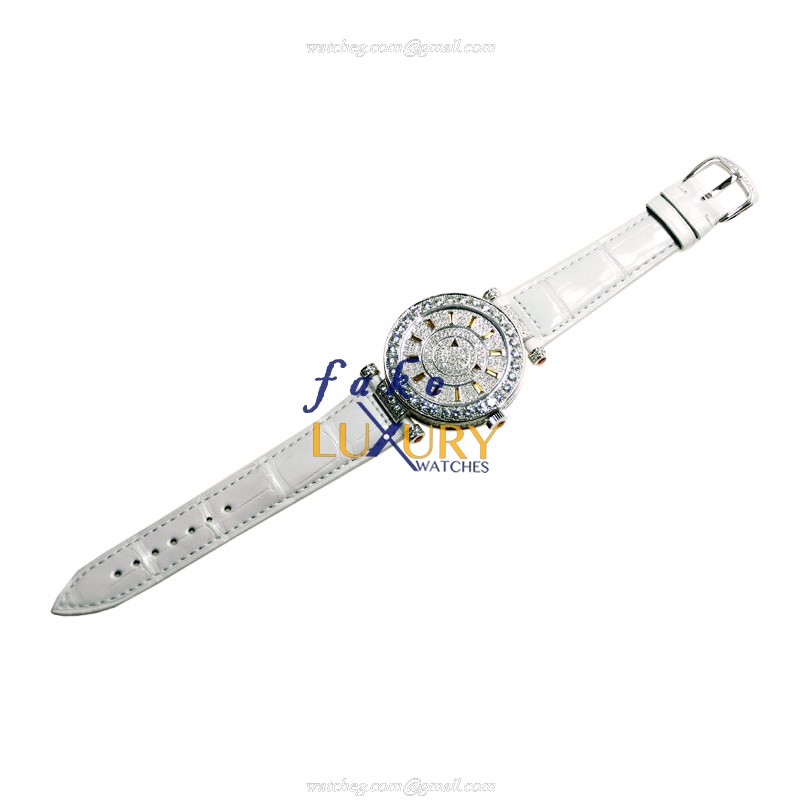 Franck Muller DM42D1RCDOG Automatic 18kt White Gold Diamond Replica Watch | 15202ST.OO.1240ST.01 - Image 2