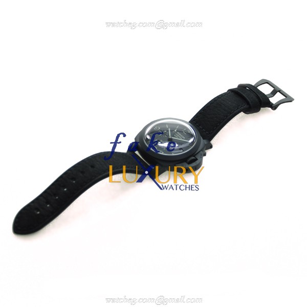 Panerai PAM00335 LUMINOR Automatic Ceramic Replica Watch, Automatic, Black Dial, Steel Case - Image 2