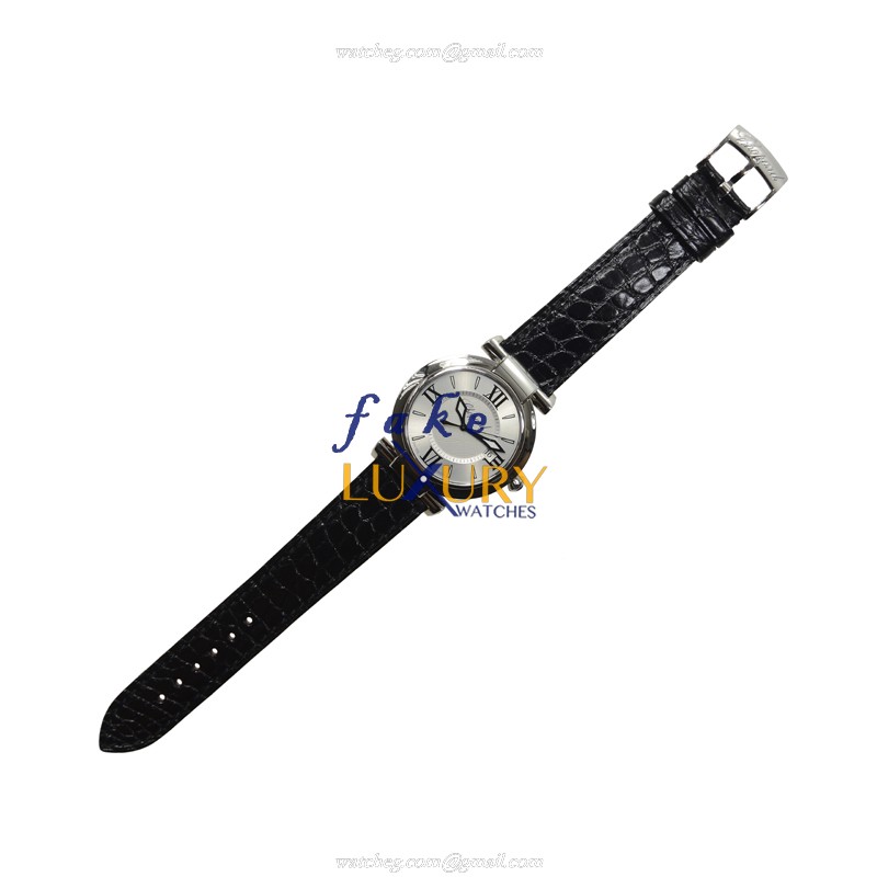 Chopard 388532-3001 IMPERIALE Quartz Stainless Steel Replica Watch - Swiss Clone, Silver Dial - Image 2