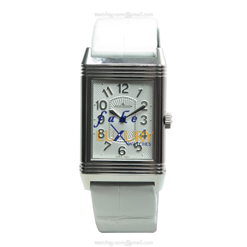 Jaeger-Lecoultre Q3208420 REVERSO Quartz Stainless Steel - 40X24mm - Silver Dial - Alligator strap - Image 2