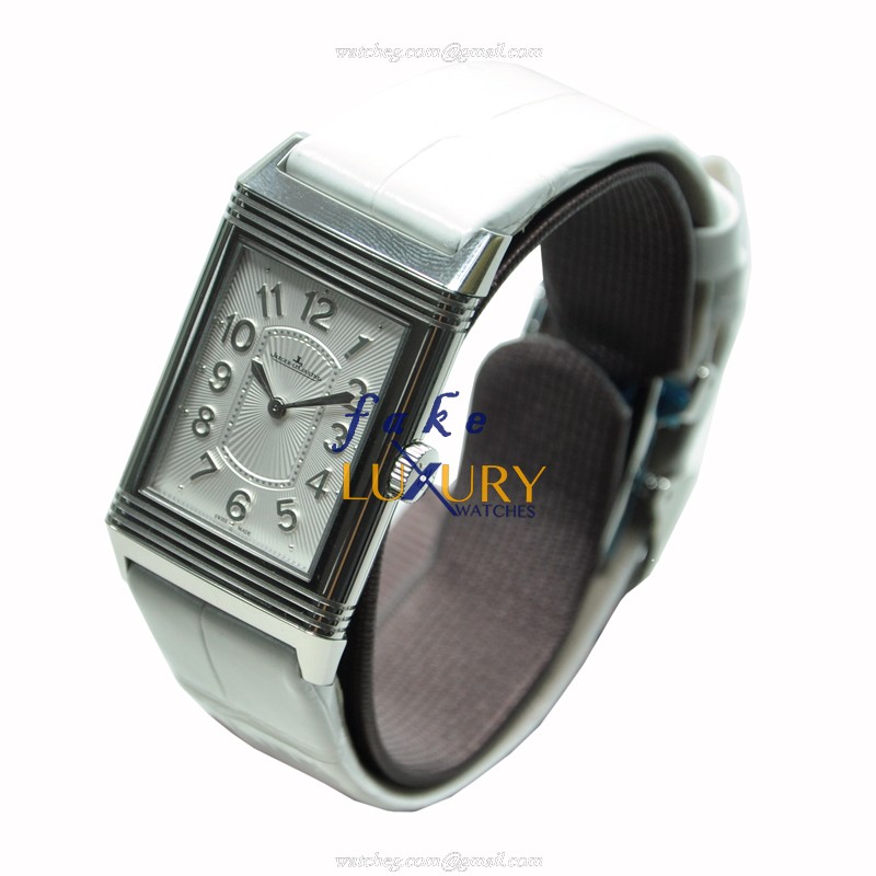 Jaeger-Lecoultre Q3208420 REVERSO Quartz Stainless Steel - 40X24mm - Silver Dial - Alligator strap - Image 3