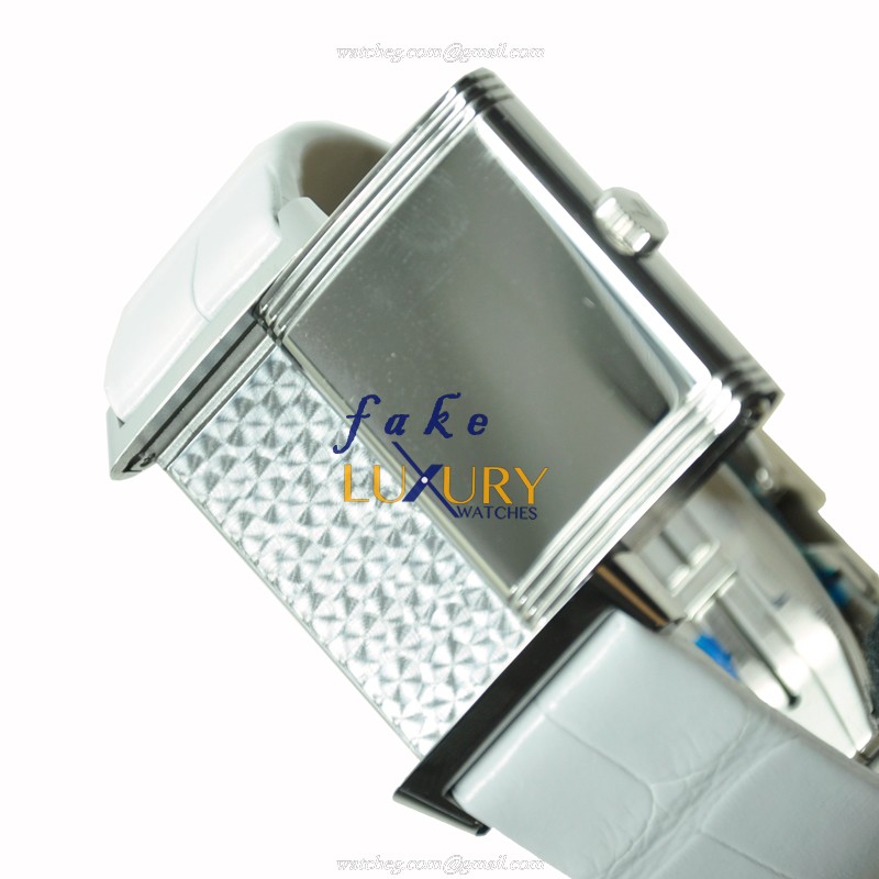 Jaeger-Lecoultre Q3208420 REVERSO Quartz Stainless Steel - 40X24mm - Silver Dial - Alligator strap - Image 5