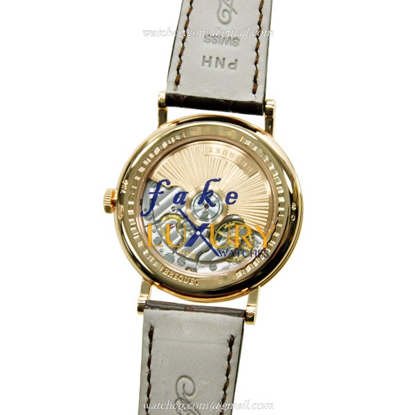 Breguet 5178BR/29/9V6/D000 Replica Watch, White Enamel Dial, Rose Gold & Diamond Case, Automatic - Image 3
